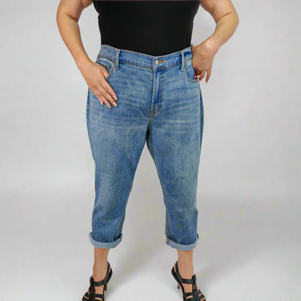 Light Blue Boyfriend Jeans