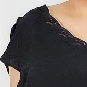 Lace Collars Black Blouse
