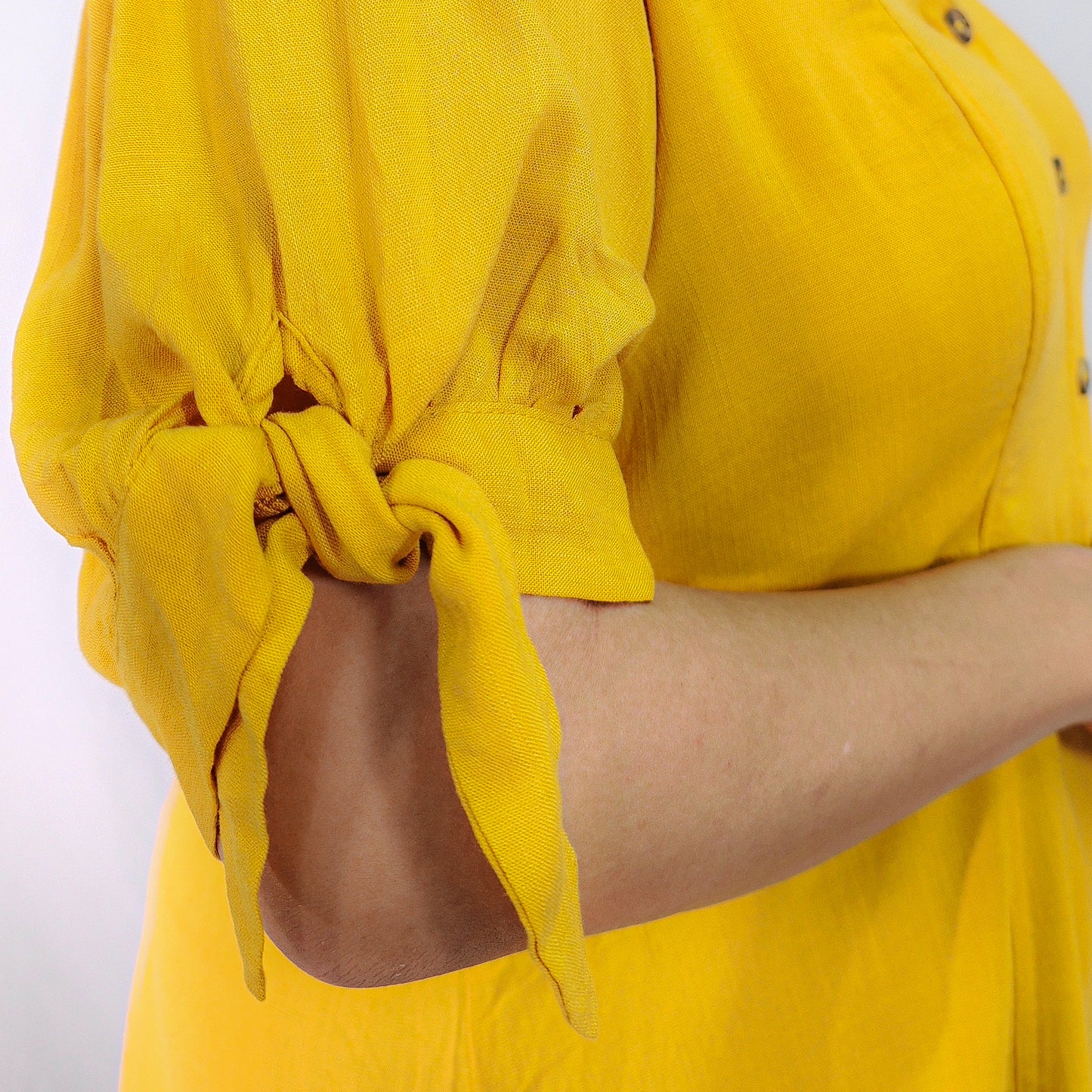 Linen Mustard Blouse