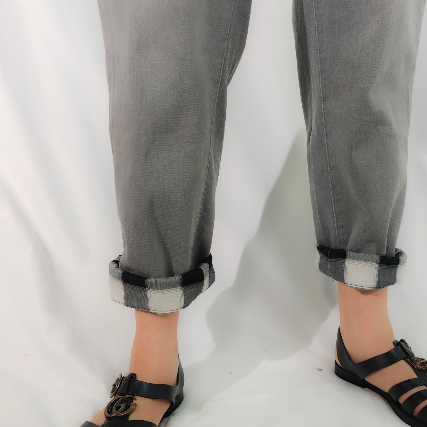 Tally Grey Boyfriend Jeans