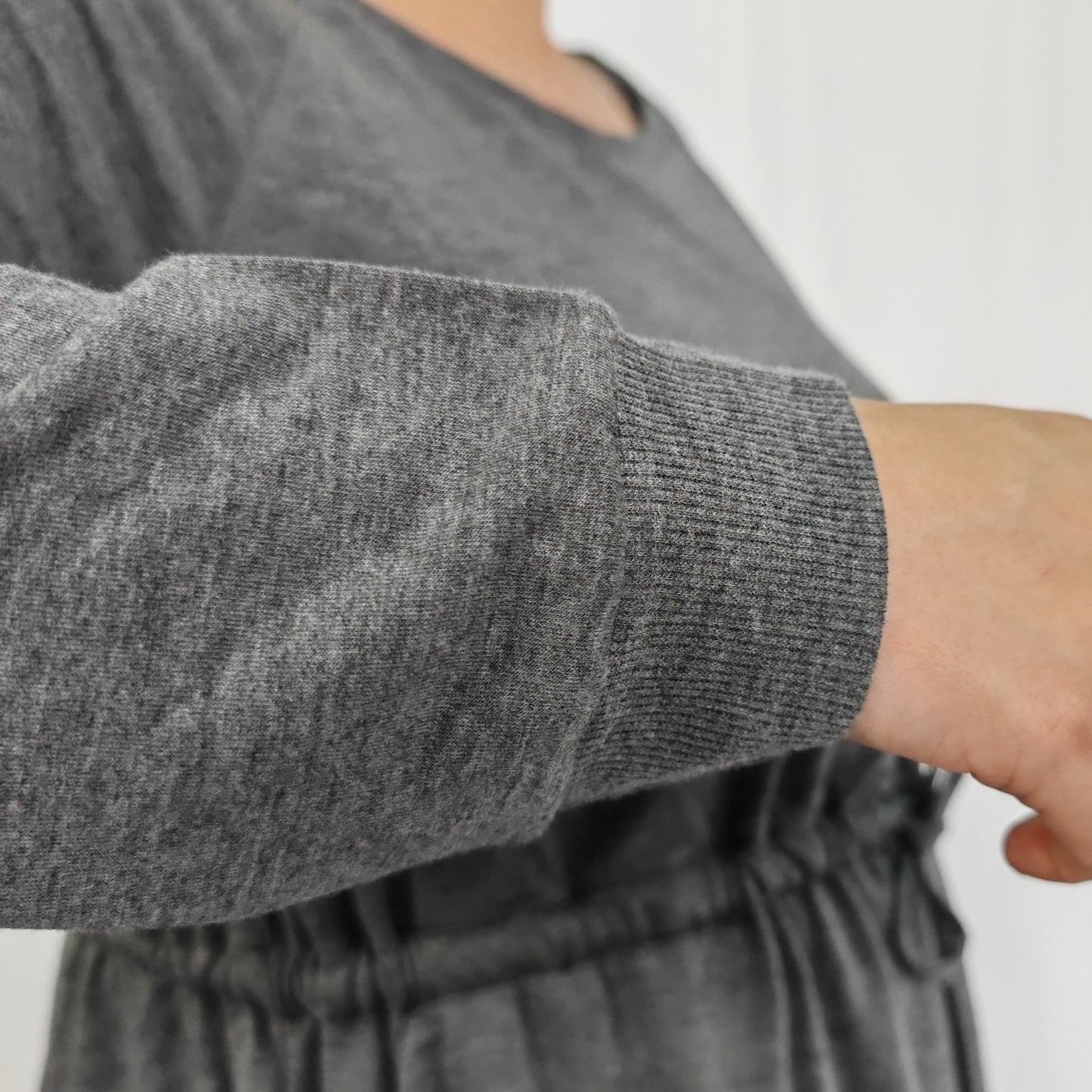 Ombre Grey Knit Dress
