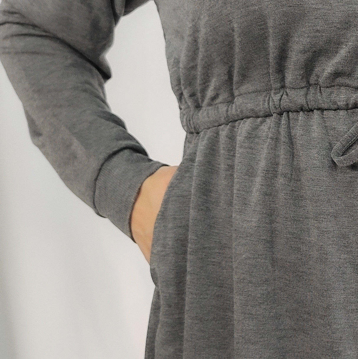 Ombre Grey Knit Dress