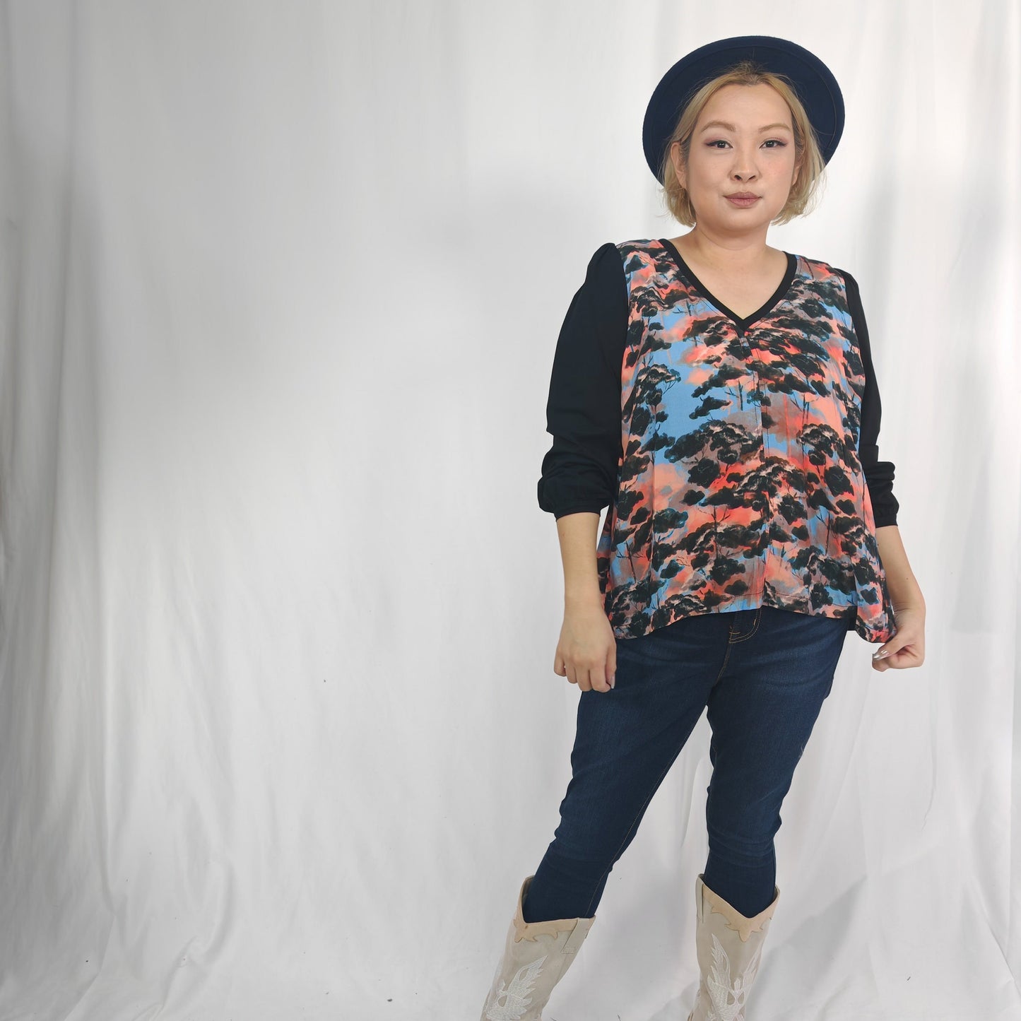 Thoughts Dawn Forest Blouse