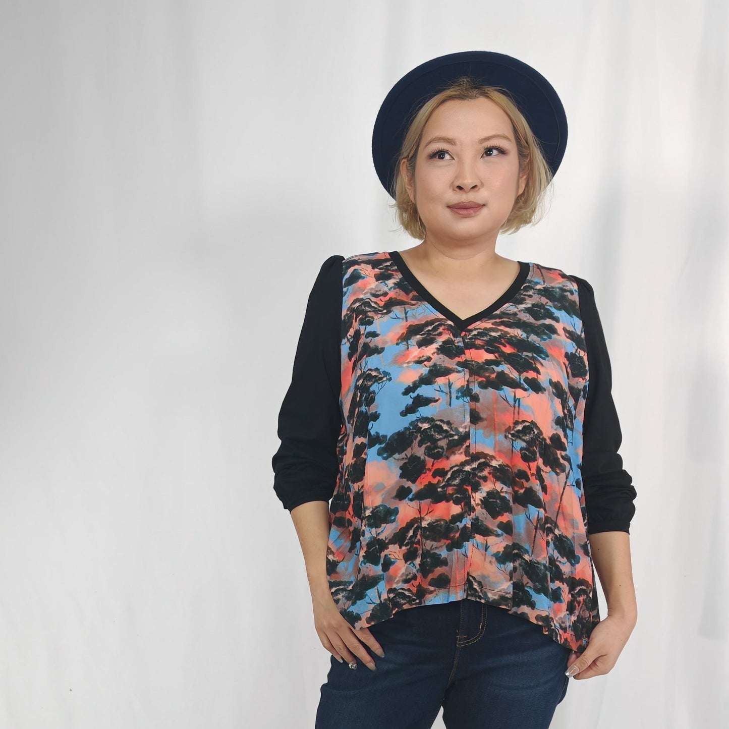 Thoughts Dawn Forest Blouse