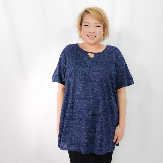 Navy Knit T-shirt