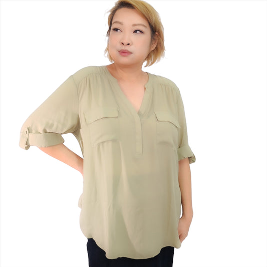 Sage Green Safari Top
