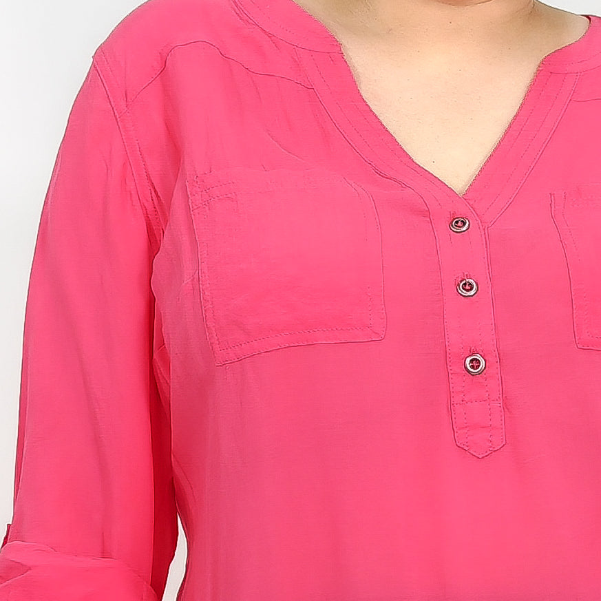Coral Pink Safari Top
